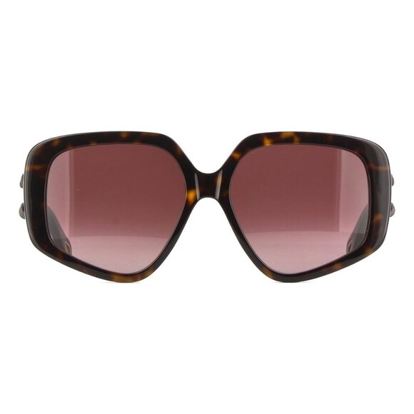 New CHLOE Havana Square CH0210S 002 Sunglasses Women - Picture 2 of 4